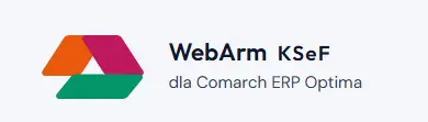 Logo WebArm KSeF dla Comarch ERP Optima